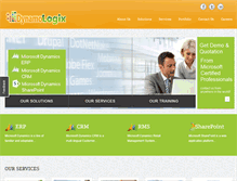 Tablet Screenshot of dynamologix.com